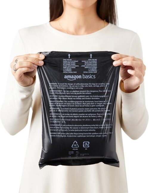 Amazon Basics Dog Poop Bags with Dispenser, 300 Count, Enhanced for Guaranteed Leakproof, Unscented, Includes Leash Clip - Image 3