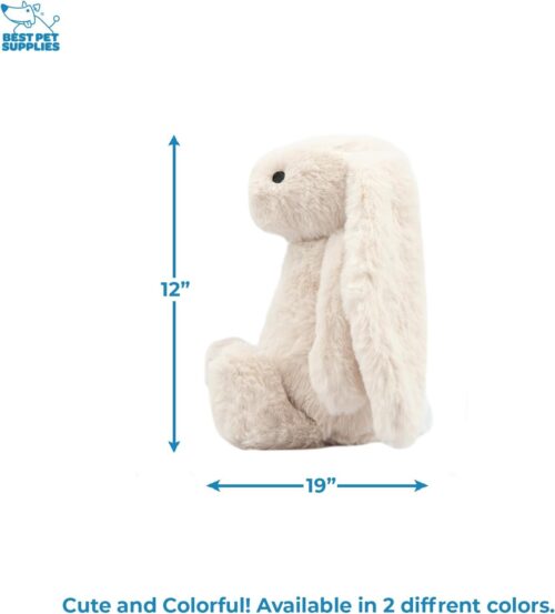 Best Pet Supplies Crinkle Dog Toy for Small, Medium, and Large Breeds, Cute No Stuffing Duck with Soft Squeaker, Fun for Indoor Puppies and Senior Pups, Plush No Mess Chew and Play - Yellow - Image 21