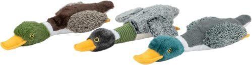 Best Pet Supplies Crinkle Dog Toy for Small, Medium, and Large Breeds, Cute No Stuffing Duck with Soft Squeaker, Fun for Indoor Puppies and Senior Pups, Plush No Mess Chew and Play - Yellow - Image 49