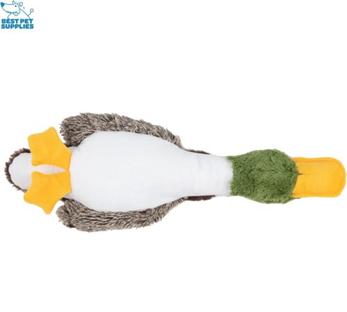 Best Pet Supplies Crinkle Dog Toy for Small, Medium, and Large Breeds, Cute No Stuffing Duck with Soft Squeaker, Fun for Indoor Puppies and Senior Pups, Plush No Mess Chew and Play - Yellow - Image 51