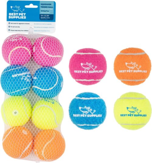 Best Pet Supplies Crinkle Dog Toy for Small, Medium, and Large Breeds, Cute No Stuffing Duck with Soft Squeaker, Fun for Indoor Puppies and Senior Pups, Plush No Mess Chew and Play - Yellow - Image 55