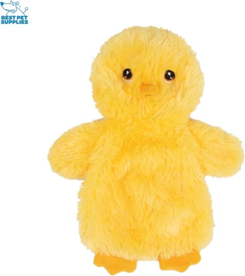 Best Pet Supplies Crinkle Dog Toy for Small, Medium, and Large Breeds, Cute No Stuffing Duck with Soft Squeaker, Fun for Indoor Puppies and Senior Pups, Plush No Mess Chew and Play - Yellow - Image 65