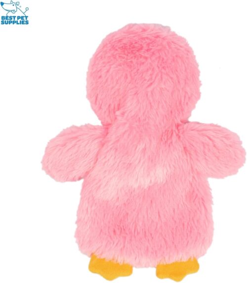 Best Pet Supplies Crinkle Dog Toy for Small, Medium, and Large Breeds, Cute No Stuffing Duck with Soft Squeaker, Fun for Indoor Puppies and Senior Pups, Plush No Mess Chew and Play - Yellow - Image 131