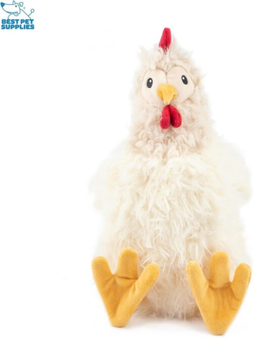Best Pet Supplies Crinkle Dog Toy for Small, Medium, and Large Breeds, Cute No Stuffing Duck with Soft Squeaker, Fun for Indoor Puppies and Senior Pups, Plush No Mess Chew and Play - Yellow - Image 148