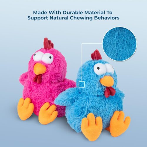 Best Pet Supplies Crinkle Dog Toy for Small, Medium, and Large Breeds, Cute No Stuffing Duck with Soft Squeaker, Fun for Indoor Puppies and Senior Pups, Plush No Mess Chew and Play - Yellow - Image 152