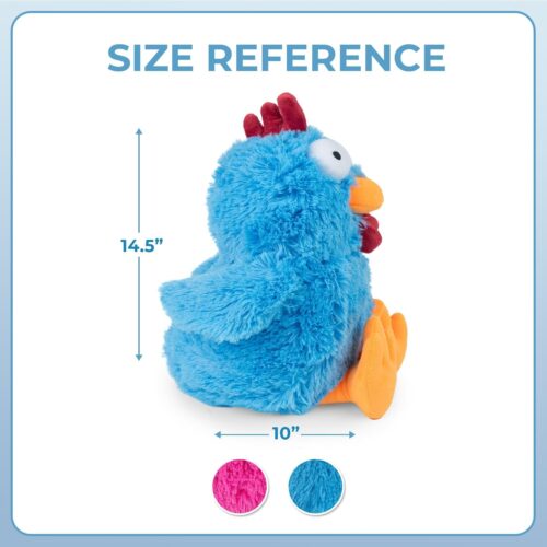 Best Pet Supplies Crinkle Dog Toy for Small, Medium, and Large Breeds, Cute No Stuffing Duck with Soft Squeaker, Fun for Indoor Puppies and Senior Pups, Plush No Mess Chew and Play - Yellow - Image 153