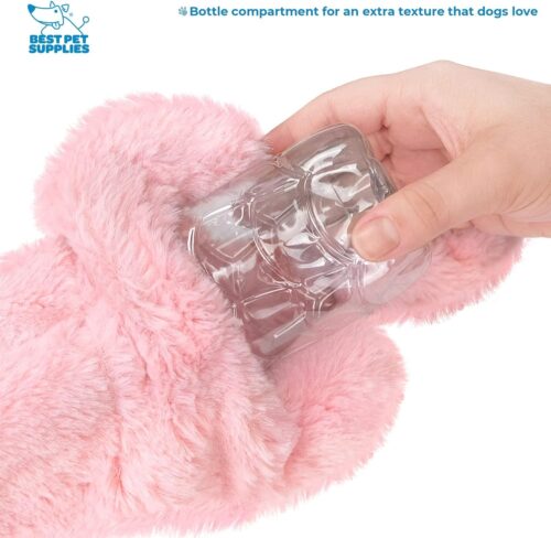 Best Pet Supplies Crinkle Dog Toy for Small, Medium, and Large Breeds, Cute No Stuffing Duck with Soft Squeaker, Fun for Indoor Puppies and Senior Pups, Plush No Mess Chew and Play - Yellow - Image 167