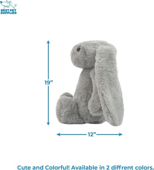 Best Pet Supplies Crinkle Dog Toy for Small, Medium, and Large Breeds, Cute No Stuffing Duck with Soft Squeaker, Fun for Indoor Puppies and Senior Pups, Plush No Mess Chew and Play - Yellow - Image 202
