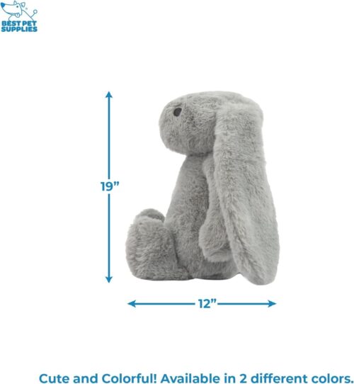 Best Pet Supplies Crinkle Dog Toy for Small, Medium, and Large Breeds, Cute No Stuffing Duck with Soft Squeaker, Fun for Indoor Puppies and Senior Pups, Plush No Mess Chew and Play - Yellow - Image 206