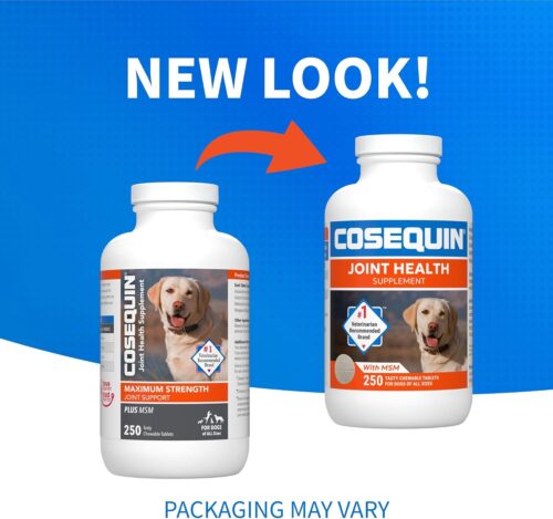 Nutramax Laboratories Cosequin Maximum Strength Joint Health Supplement for Dogs - With Glucosamine, Chondroitin, and MSM, 132 Chewable Tablets - Image 11
