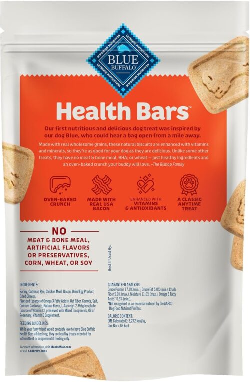 Blue Buffalo Health Bars Crunchy Dog Biscuits, Oven-Baked With Natural Ingredients, Pumpkin & Cinnamon, 16-oz Bag - Image 12