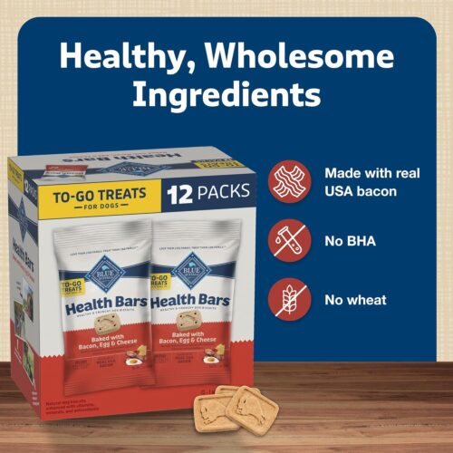 Blue Buffalo Health Bars Crunchy Dog Biscuits, Oven-Baked With Natural Ingredients, Pumpkin & Cinnamon, 16-oz Bag - Image 41