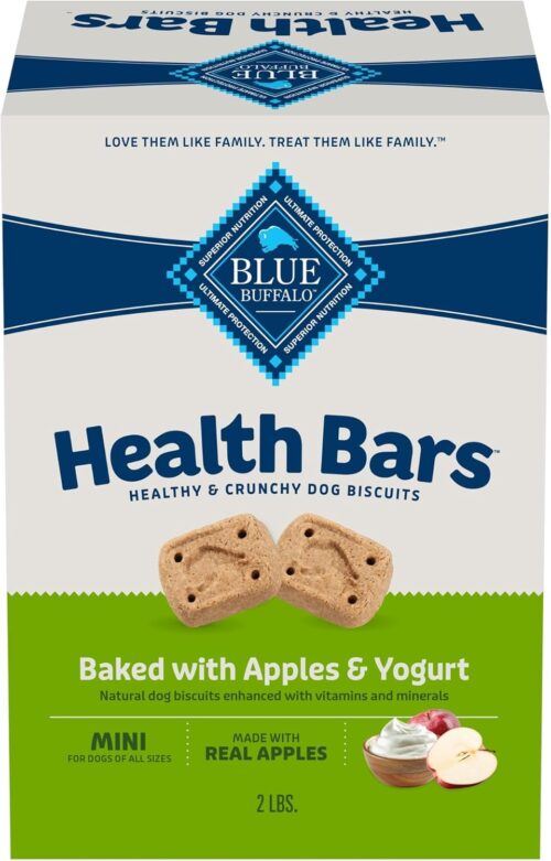 Blue Buffalo Health Bars Crunchy Dog Biscuits, Oven-Baked With Natural Ingredients, Pumpkin & Cinnamon, 16-oz Bag - Image 60