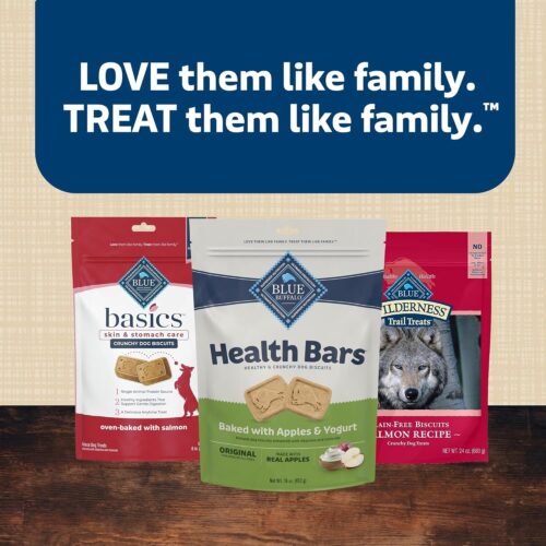 Blue Buffalo Health Bars Crunchy Dog Biscuits, Oven-Baked With Natural Ingredients, Pumpkin & Cinnamon, 16-oz Bag - Image 76