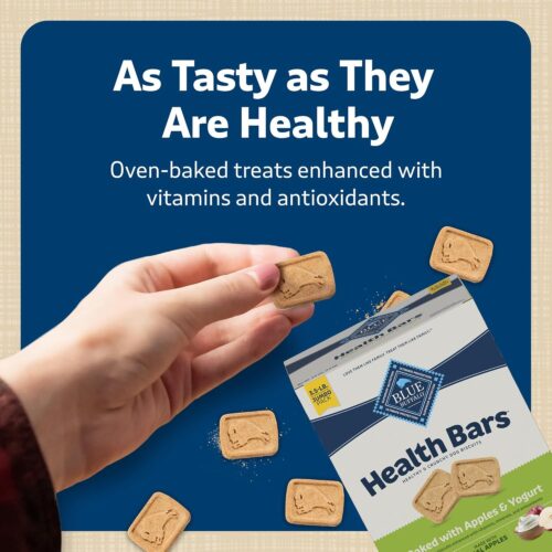 Blue Buffalo Health Bars Crunchy Dog Biscuits, Oven-Baked With Natural Ingredients, Pumpkin & Cinnamon, 16-oz Bag - Image 95