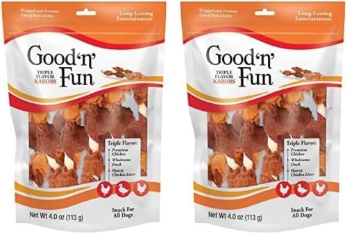 Good'N'Fun Triple Flavored Rawhide Kabobs for Dogs, 1.5 Pound (Pack of 1) - Image 39