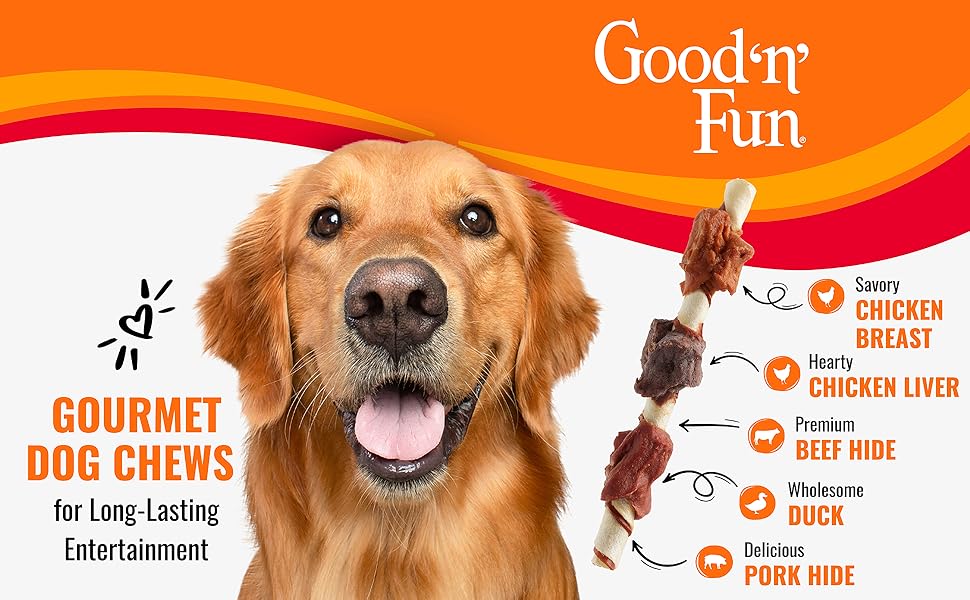 GNF Gourmet Dog Chewys for Long Lasting Entertainment