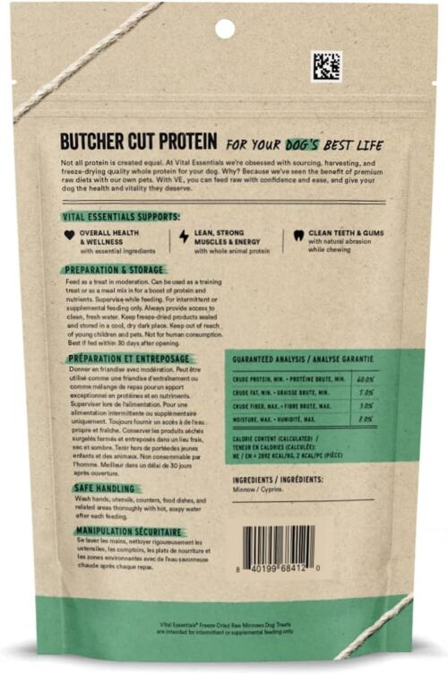 Vital Essentials Freeze Dried Raw Single Ingredient Dog Treats, Beef Liver, 2.1 oz | Premium Quality High Protein Training Treats | Grain Free, Gluten Free, Filler Free - Image 8