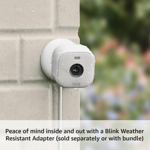 Blink Mini 2 (Newest Model) — Home Security & Pet Camera(s) with HD video, color night view, motion detection, two-way audio, and built-in spotlight — 1 camera (White) - Image 4
