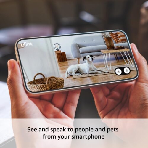 Blink Mini 2 (Newest Model) — Home Security & Pet Camera(s) with HD video, color night view, motion detection, two-way audio, and built-in spotlight — 1 camera (White) - Image 23