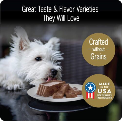 CESAR Adult Wet Dog Food Classic Loaf in Sauce Grilled Chicken, Filet Mignon, Porterhouse Steak, Beef, Chicken & Liver and Turkey Variety Pack, 3.5 oz. Easy Peel Trays, Pack of 36 - Image 25