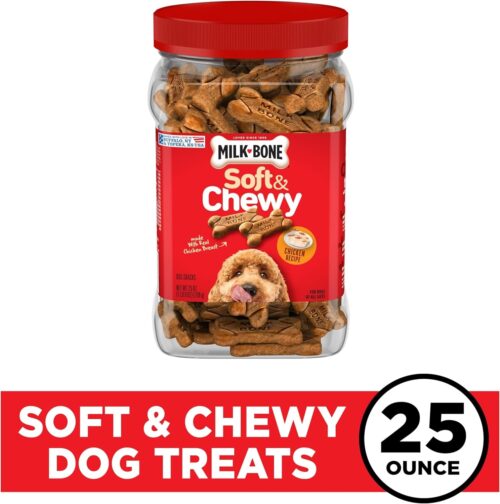 Milk-Bone Soft & Chewy Dog Treats, Beef & Filet Mignon Recipe, 25 Ounce - Image 44