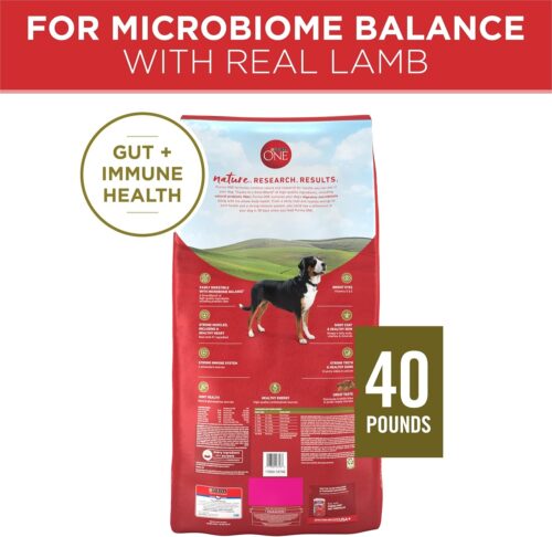 Purina ONE Dry Dog Food Lamb and Rice Formula - 31.1 lb. Bag - Image 25