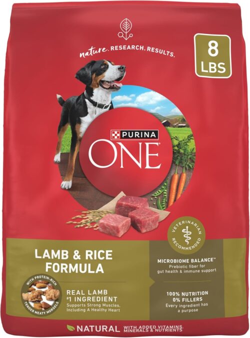 Purina ONE Dry Dog Food Lamb and Rice Formula - 31.1 lb. Bag - Image 29