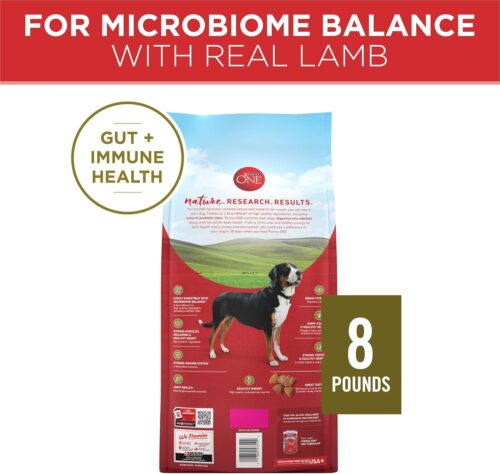Purina ONE Dry Dog Food Lamb and Rice Formula - 31.1 lb. Bag - Image 31