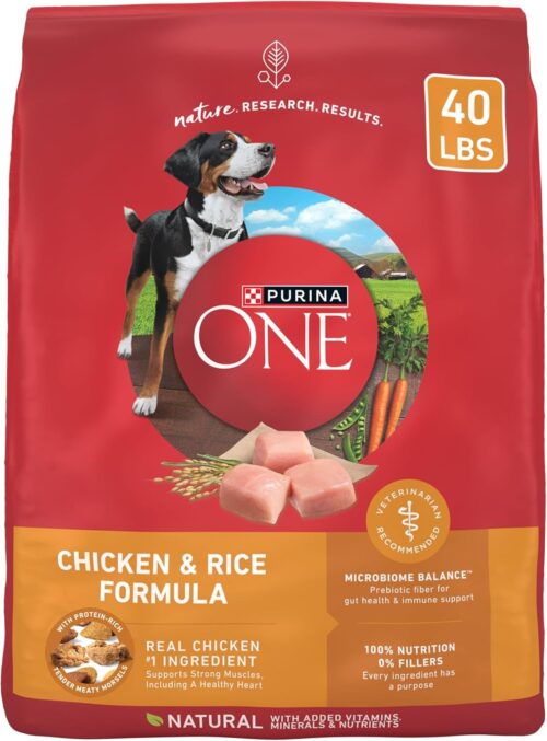 Purina ONE Dry Dog Food Lamb and Rice Formula - 31.1 lb. Bag - Image 32