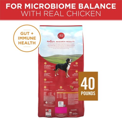 Purina ONE Dry Dog Food Lamb and Rice Formula - 31.1 lb. Bag - Image 33