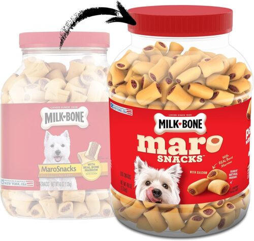 Milk-Bone MaroSnacks Small Dog Treats With Bone Marrow, 40 Ounce Container - Image 38