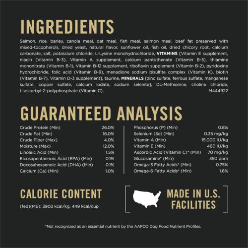 Purina Pro Plan Sensitive Skin and Stomach Dog Food Dry, Adult Salmon & Rice Formula, Digestive Health - 30 lb. Bag - Image 4