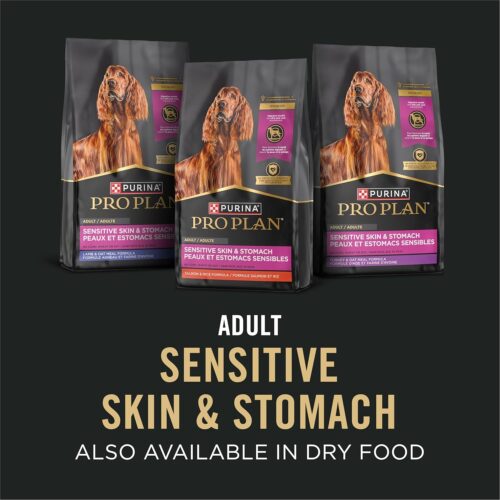 Purina Pro Plan Sensitive Skin and Stomach Dog Food Dry, Adult Salmon & Rice Formula, Digestive Health - 30 lb. Bag - Image 30
