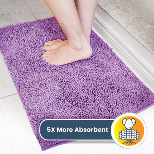 Muddy Mat® Shown on TV – Super Absorbent Microfiber Dog Door Mat for Muddy Paws, Non-Slip Washable Pet Rug, Quick Dry Chenille Entryway Carpet, Machine Washable Indoor Outdoor mat, Grey 30"x19" - Image 17