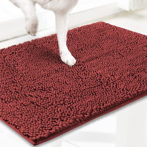 Muddy Mat® Shown on TV – Super Absorbent Microfiber Dog Door Mat for Muddy Paws, Non-Slip Washable Pet Rug, Quick Dry Chenille Entryway Carpet, Machine Washable Indoor Outdoor mat, Grey 30"x19" - Image 34
