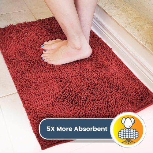 Muddy Mat® Shown on TV – Super Absorbent Microfiber Dog Door Mat for Muddy Paws, Non-Slip Washable Pet Rug, Quick Dry Chenille Entryway Carpet, Machine Washable Indoor Outdoor mat, Grey 30"x19" - Image 37