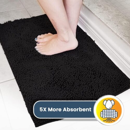 Muddy Mat® Shown on TV – Super Absorbent Microfiber Dog Door Mat for Muddy Paws, Non-Slip Washable Pet Rug, Quick Dry Chenille Entryway Carpet, Machine Washable Indoor Outdoor mat, Grey 30"x19" - Image 43