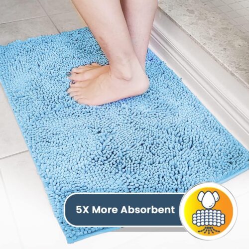 Muddy Mat® Shown on TV – Super Absorbent Microfiber Dog Door Mat for Muddy Paws, Non-Slip Washable Pet Rug, Quick Dry Chenille Entryway Carpet, Machine Washable Indoor Outdoor mat, Grey 30"x19" - Image 49