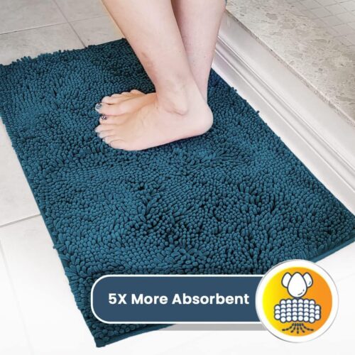 Muddy Mat® Shown on TV – Super Absorbent Microfiber Dog Door Mat for Muddy Paws, Non-Slip Washable Pet Rug, Quick Dry Chenille Entryway Carpet, Machine Washable Indoor Outdoor mat, Grey 30"x19" - Image 63