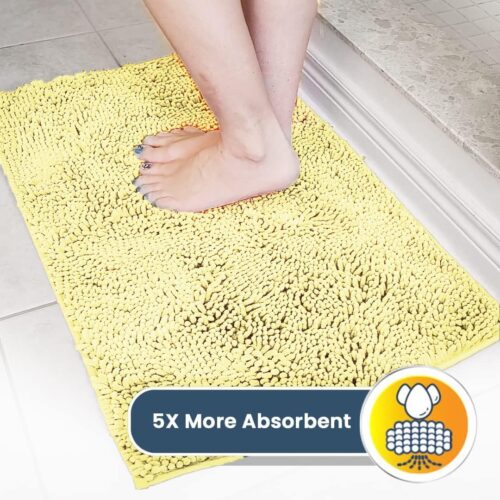 Muddy Mat® Shown on TV – Super Absorbent Microfiber Dog Door Mat for Muddy Paws, Non-Slip Washable Pet Rug, Quick Dry Chenille Entryway Carpet, Machine Washable Indoor Outdoor mat, Grey 30"x19" - Image 76