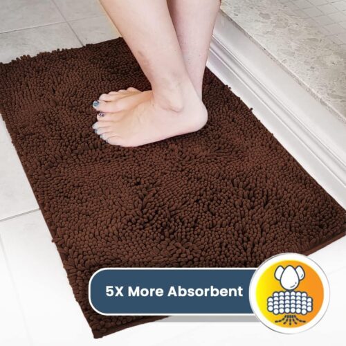 Muddy Mat® Shown on TV – Super Absorbent Microfiber Dog Door Mat for Muddy Paws, Non-Slip Washable Pet Rug, Quick Dry Chenille Entryway Carpet, Machine Washable Indoor Outdoor mat, Grey 30"x19" - Image 82