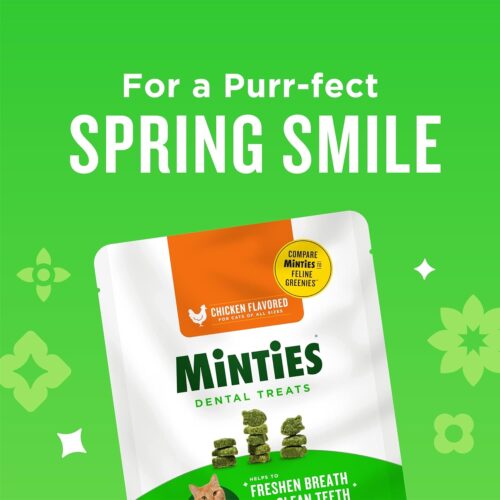 Minties Dental Chews for Dogs, 40 Count, Vet-Recommended Mint-Flavored Dental Treats for Medium Dogs 25-50 lbs, Dental Bones Clean Teeth, Fight Bad Breath, and Removes Plaque and Tartar - Image 46