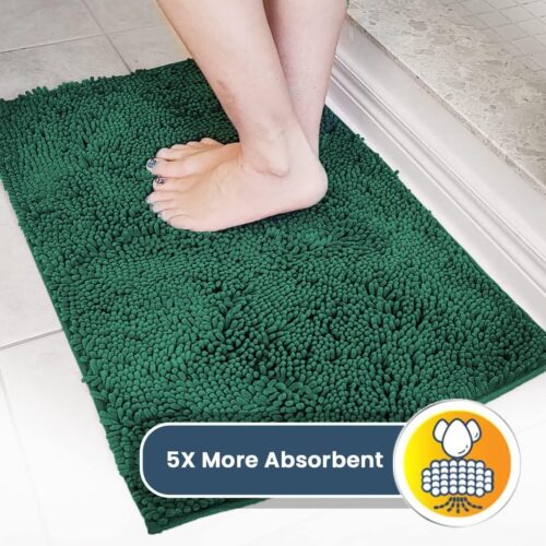 Muddy Mat® Shown on TV – Super Absorbent Microfiber Dog Door Mat for Muddy Paws, Non-Slip Washable Pet Rug, Quick Dry Chenille Entryway Carpet, Machine Washable Indoor Outdoor mat, Grey 30"x19" - Image 88