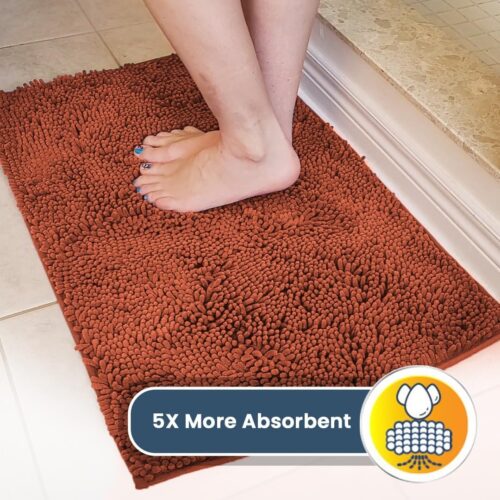 Muddy Mat® Shown on TV – Super Absorbent Microfiber Dog Door Mat for Muddy Paws, Non-Slip Washable Pet Rug, Quick Dry Chenille Entryway Carpet, Machine Washable Indoor Outdoor mat, Grey 30"x19" - Image 95