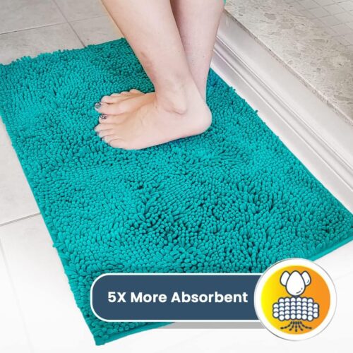 Muddy Mat® Shown on TV – Super Absorbent Microfiber Dog Door Mat for Muddy Paws, Non-Slip Washable Pet Rug, Quick Dry Chenille Entryway Carpet, Machine Washable Indoor Outdoor mat, Grey 30"x19" - Image 111