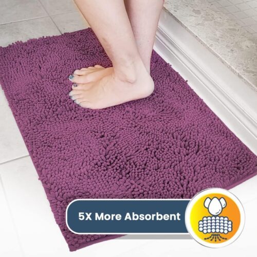 Muddy Mat® Shown on TV – Super Absorbent Microfiber Dog Door Mat for Muddy Paws, Non-Slip Washable Pet Rug, Quick Dry Chenille Entryway Carpet, Machine Washable Indoor Outdoor mat, Grey 30"x19" - Image 117