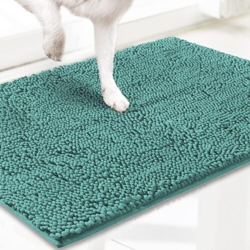 Muddy Mat® Shown on TV – Super Absorbent Microfiber Dog Door Mat for Muddy Paws, Non-Slip Washable Pet Rug, Quick Dry Chenille Entryway Carpet, Machine Washable Indoor Outdoor mat, Grey 30"x19" - Image 191