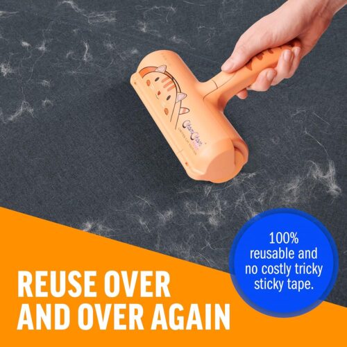 Chom Chom Roller Pet Hair Remover and Reusable Lint Roller - ChomChom Cat and Dog Hair Remover for Furniture, Couch, Carpet, Clothing and Bedding - Portable, Multi-Surface Fur Removal Tool - Image 13