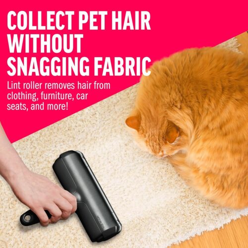Chom Chom Roller Pet Hair Remover and Reusable Lint Roller - ChomChom Cat and Dog Hair Remover for Furniture, Couch, Carpet, Clothing and Bedding - Portable, Multi-Surface Fur Removal Tool - Image 23
